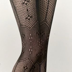 NEW Lace Mosaic Fishnet Pantyhose for Halloween or Special Occasion